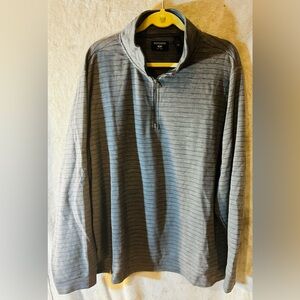 Dockers Men's Charcoal Zip-Up Sweater